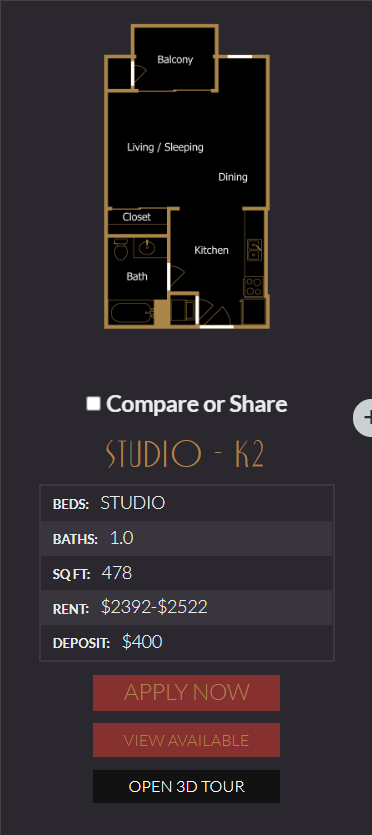 1026 South Broadway Ave Studio-2 Beds Apartment for Rent - Photo Gallery 3